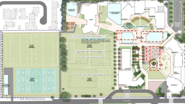 William Clarke College’s proposed Master Plan … sketch by PMDL architects