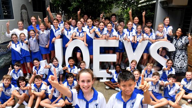 St Joseph's Catholic School, The Strand have come out on top as the best primary school in North Queensland for NAPLAN. Year 5 students. (no name policy). Picture: Evan Morgan