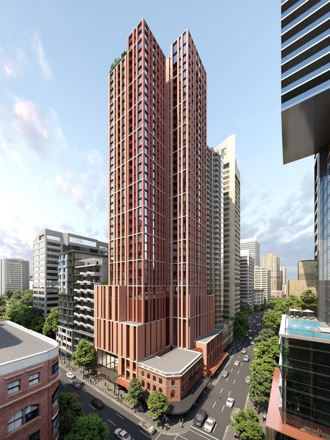 How the Indi Sydney build-to-rent tower will look.