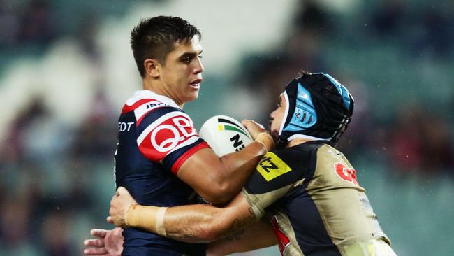 Jayden Nikorima sturggled to find his way on Monday night.