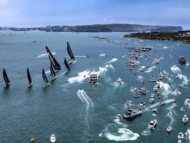 This year’s Sydney to Hobart has drama from start to finish. Picture: Andrea Francolini/Rolex/AFP