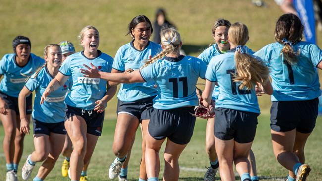 NSW celebrate their victory in Sydney last year. Picture: Julian Andrews