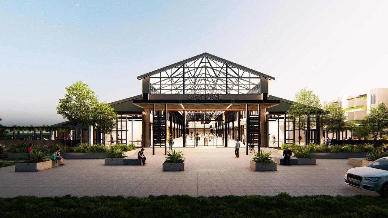 Artist's impression of the new Bulimba Barracks lifestyle precinct approved by council.