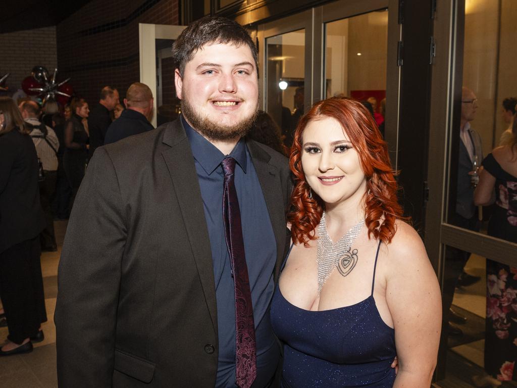 Brodee and Dakota Wilson at the Business disABILITY Awards. Picture: Kevin Farmer