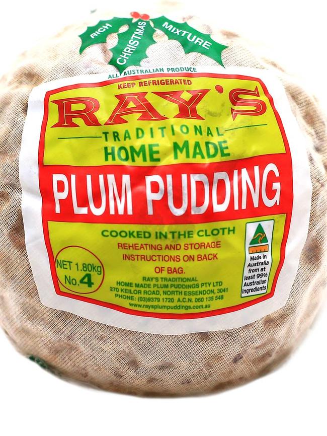 The pudding is made by a Melbourne-based family business. Picture: Supplied