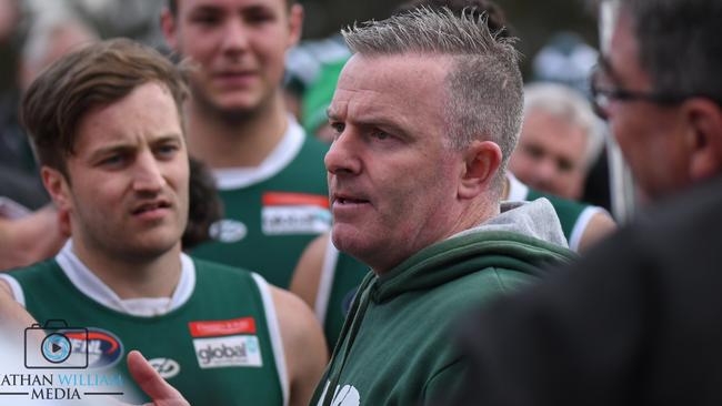 Greensborough coach Mick Harford. Picture: Nathan McNeill