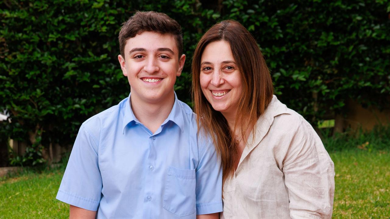 Dianne Guerrero, with her son, Sebastian, 14, back home in Australia. Picture: Justin Lloyd