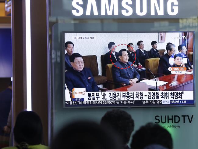 North Korea has executed a vice premier and banished two other top officials to rural areas for re-education, South Korean officials claim. Picture: Ahn Young-joon