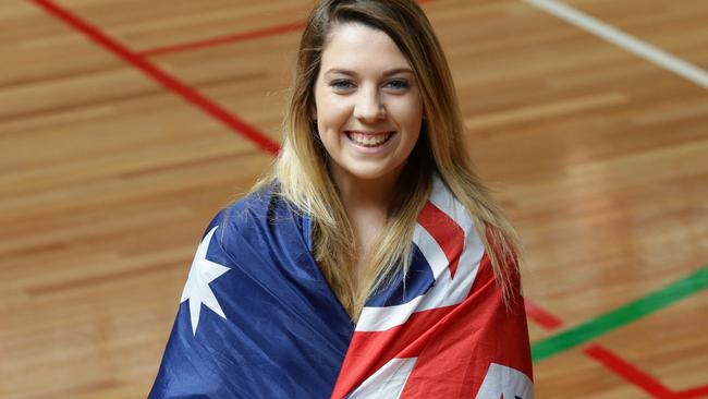 Australia’s Jessie Wood has reasons to smile.