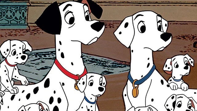 A scene from 101 dalmatians.