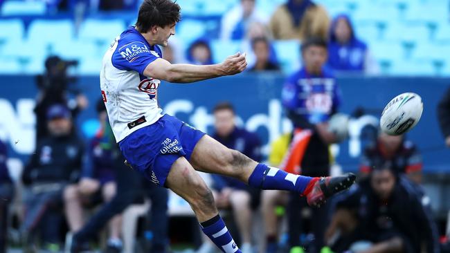 Lewis gives the Bulldogs a moment of joy. (Mark Kolbe/Getty Images)