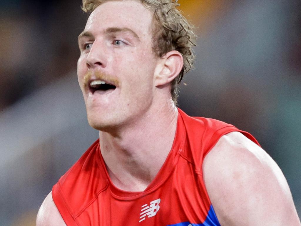 The Demons’ Harrison Petty was at the centre of an incident at The Gabba on Friday. (Photo by Russell Freeman/AFL Photos via Getty Images)