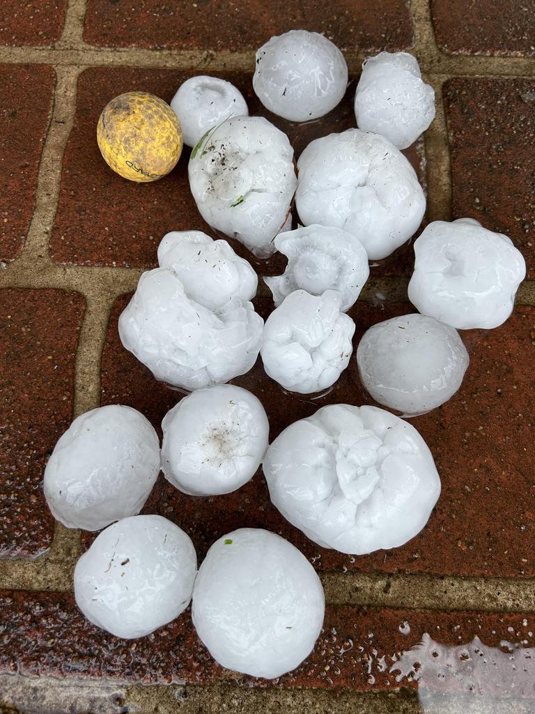 Hail across Gympie region, December 4, 2023