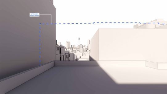 The new proposed development view impact. Picture: City of Sydney