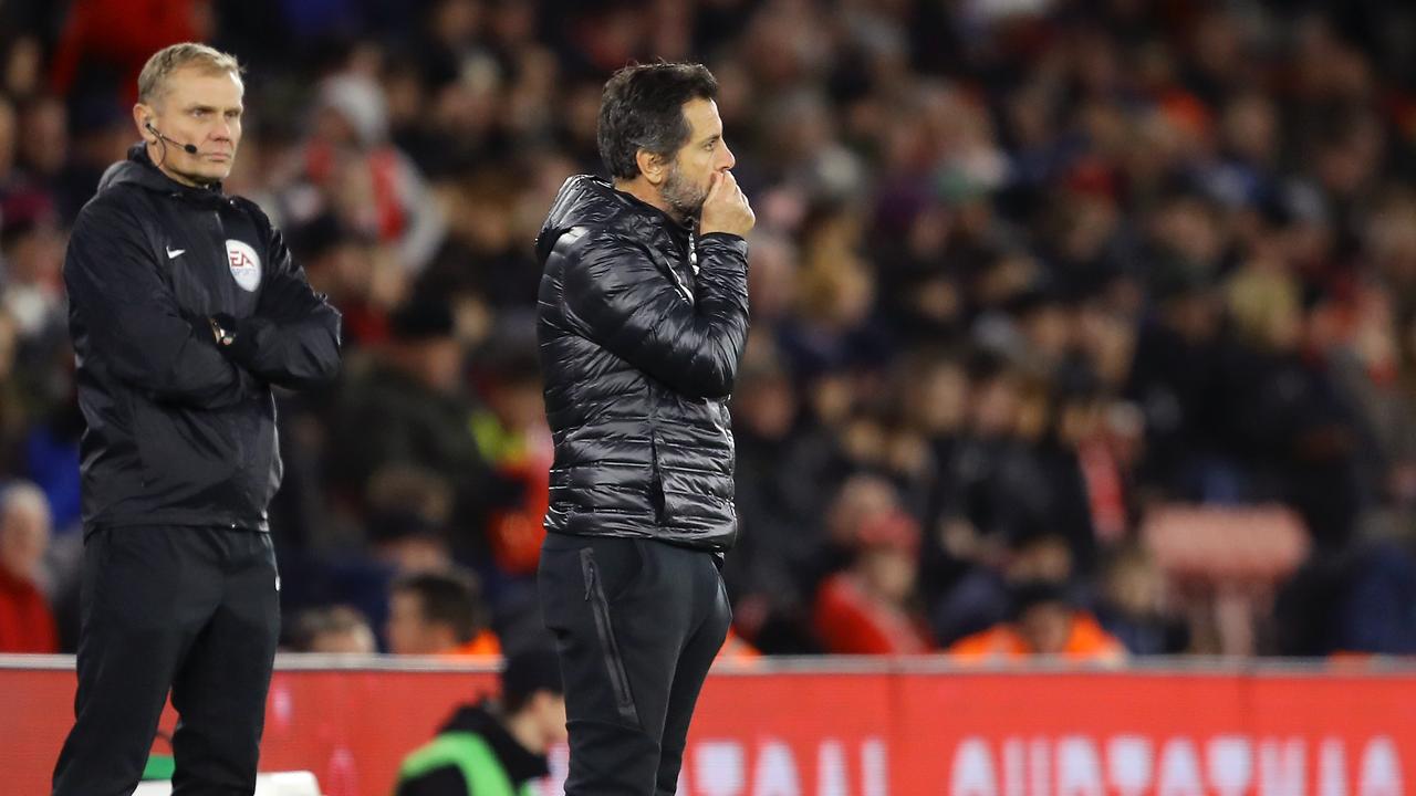 Will the axe fall? Watford boss Quique Sanchez Flores is on the brink.