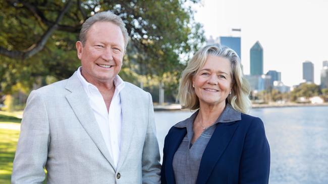 Andrew Forrest has responded to the scuttlebutt in one of his first interviews since announcing he and Nicola were separating.