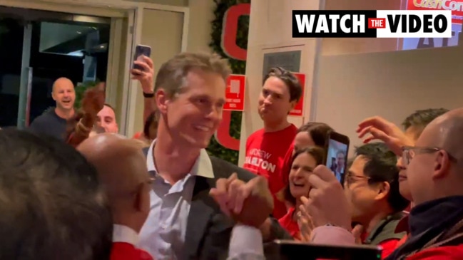 Andrew Charlton claims victory in Parramatta