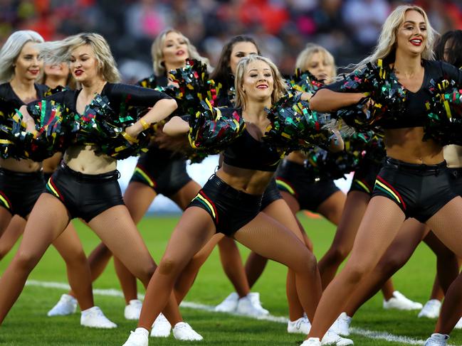 Natalie Sinclair argues that removing cheerleaders works against the rights of women. Picture: Gregg Porteous