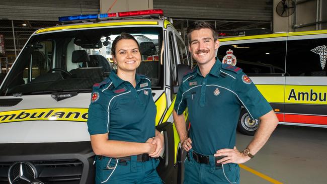 Paramedics Shane and Shelly from Season 4 of Ambulance Australia.