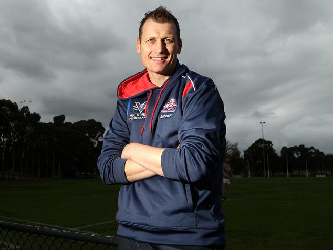 New Footscray coach Allan Wise at Merv Hughes Oval. Picture: Hamish Blair