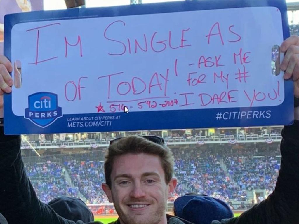 Mets fan Matt Russo is looking for a "good girl" and took his quest to the MLB.