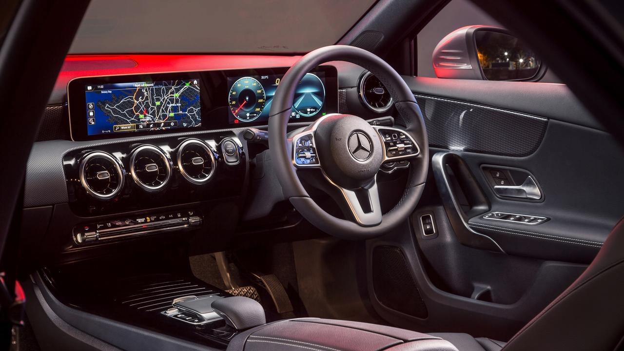 Benz has cut the corners a little on the interior adding faux leather and manually adjusted seats.