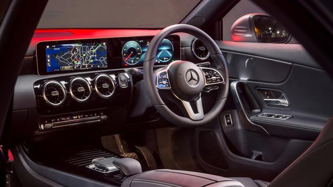 Benz has cut the corners a little on the interior adding faux leather and manually adjusted seats.