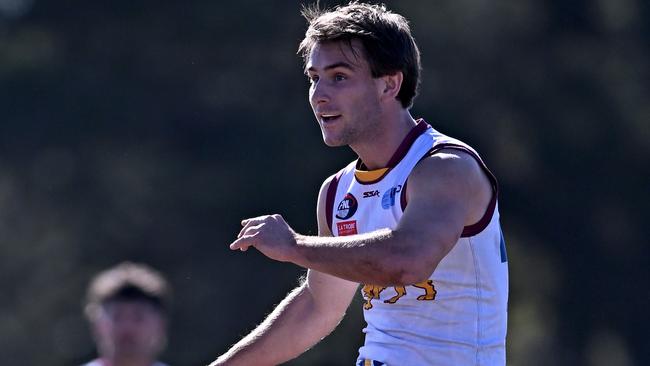 Koby Davies in action for South Morang. Picture: Andy Brownbill