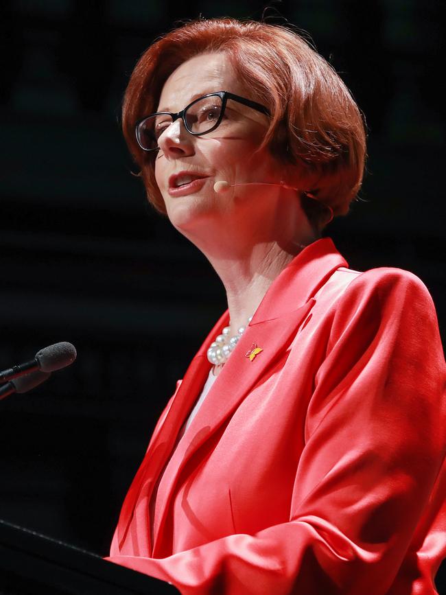 Former Prime Minister Julia Gillard actually understood the electorate. Picture: Justin Lloyd