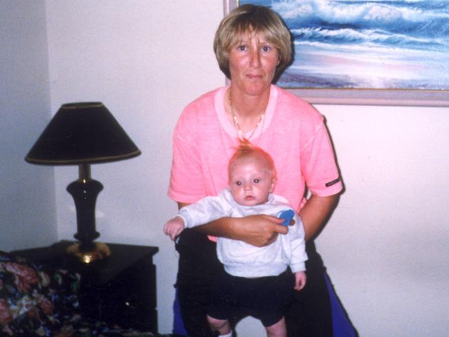 One of the many photos taken of Vicki Jacobs with son Ben.