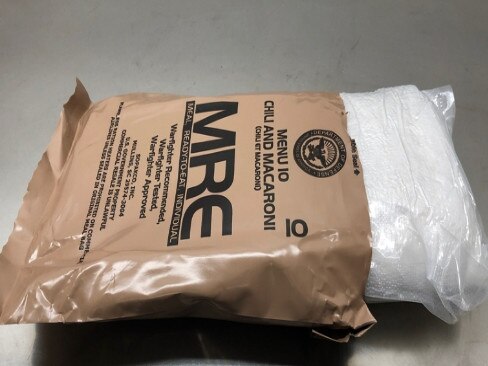 Instant meal packets were also allegedly used to disguise drug shipments. Picture: Supplied (US Department of Justice).