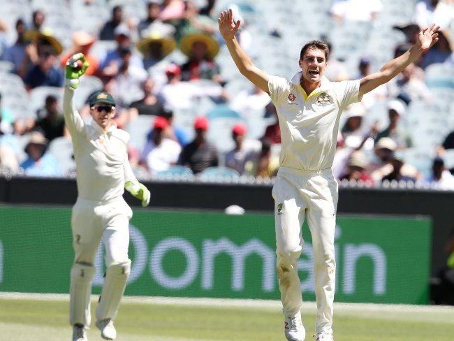 Pat Cummins was the pick of the Australian bowlers.