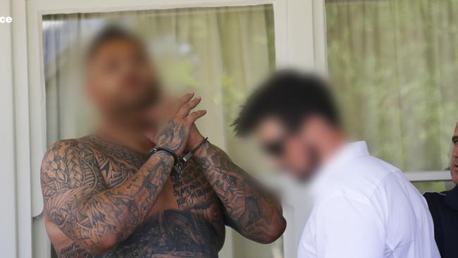 Les Mason was arrested at his Cameron Park home in December 2018. Credit: NSW Police