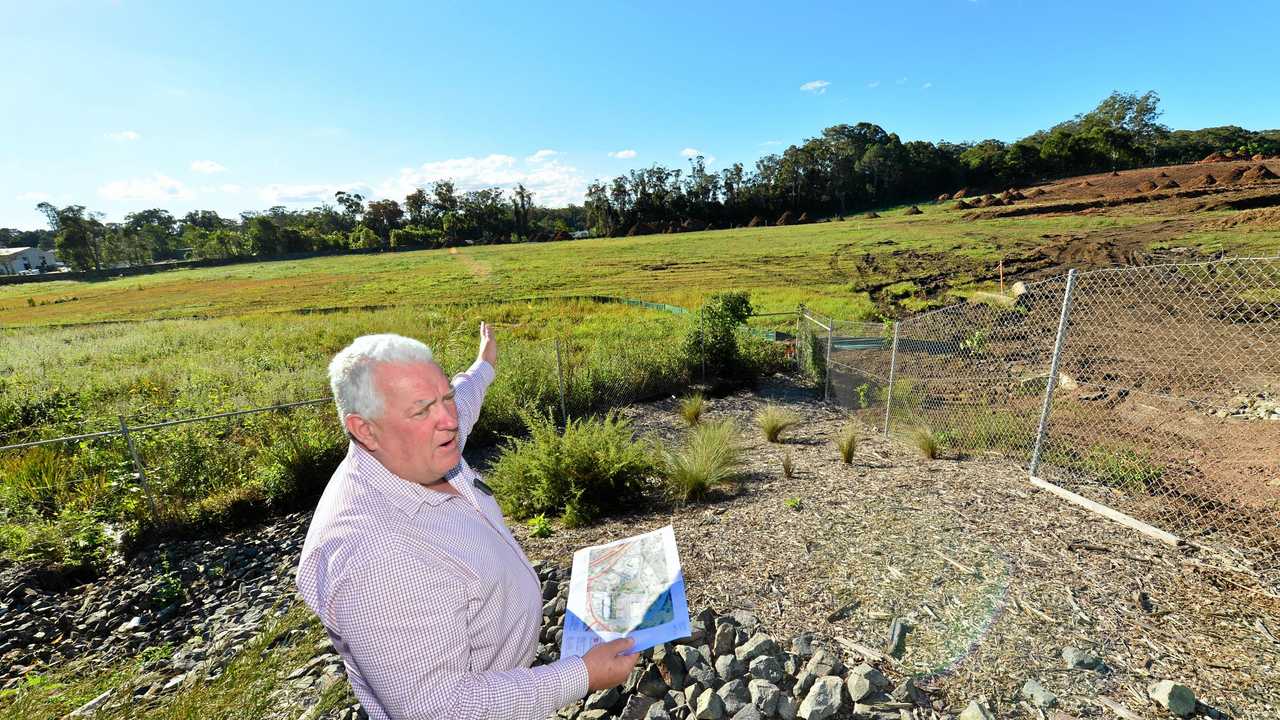 Developer Tony Riddle has big plans for a shopping precinct at Mons Road. Picture: John McCutcheon