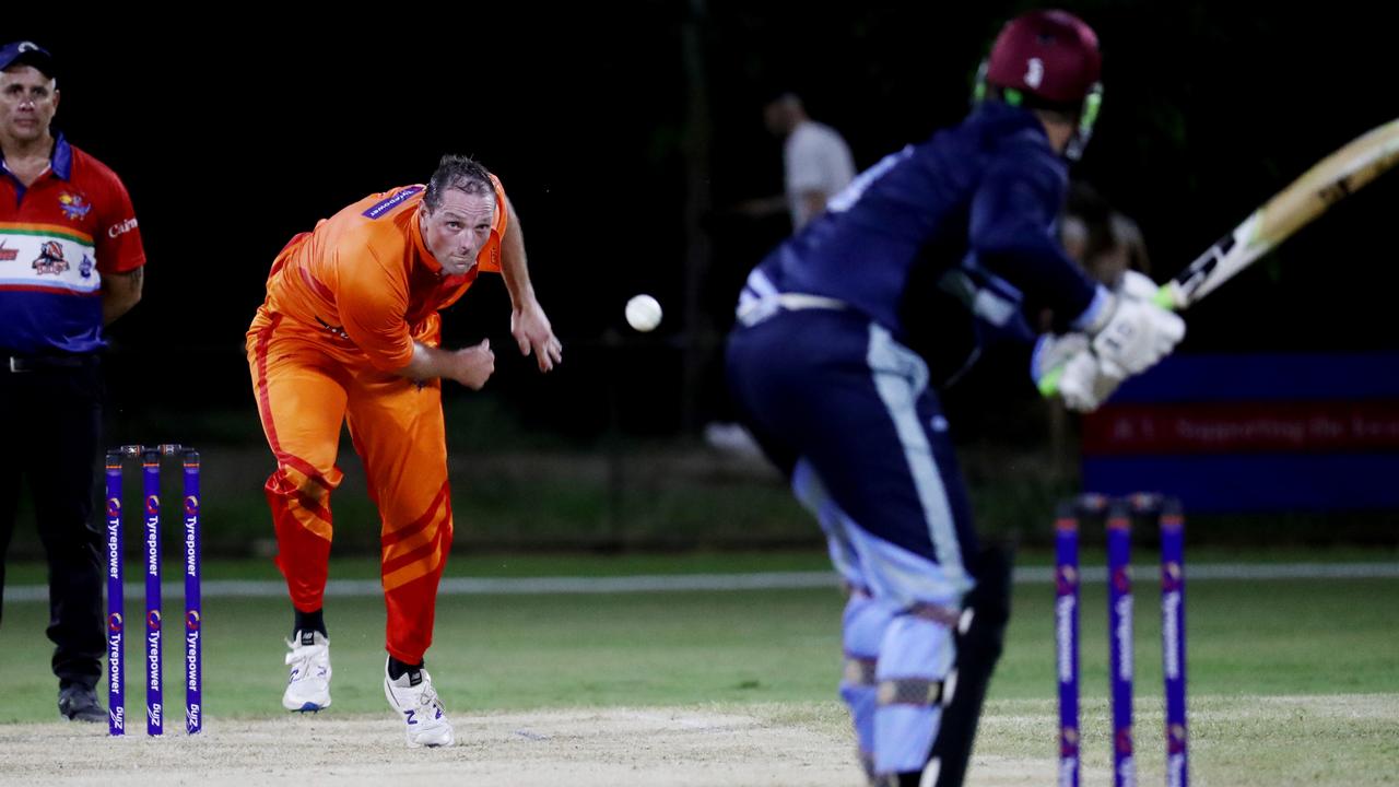 Barrier Reef Big Bash Game 1: Badgers v Hurricanes at Griffiths Park. Badgers 'Jake Roach. Picture: Stewart McLean