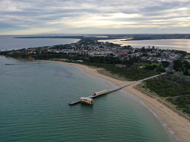 Queenscliff aerial. Picture: Alan Barber