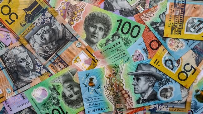 AUSTRALIA - NewsWire Photos - General view editorial generic stock photo image of Australian cash money currency. Picture: NewsWire / Nicholas Eagar