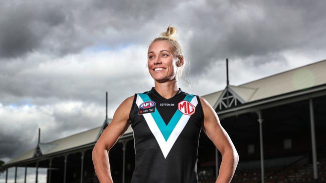 Erin Phillips may not just be playing for Port Adelaide. Picture: Sarah Reed/Getty Images