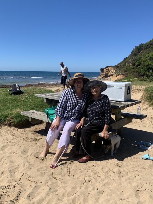 Luba Pryslak and her mother Agafia Stawiski. Picture: Supplied