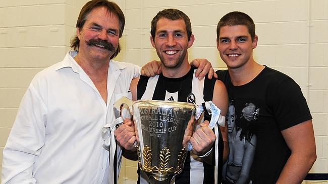 David Cloke with sons, Travis and Cameron. 