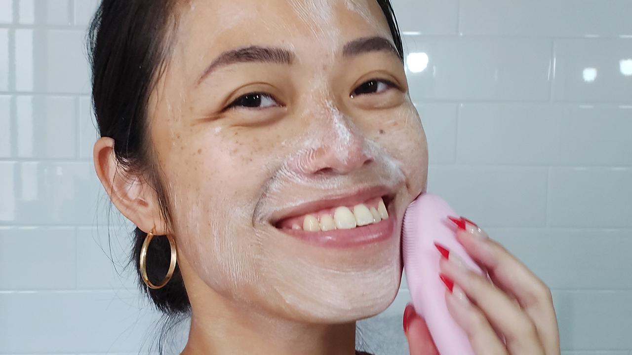 Best Of Editor, Mariela, swears by incorporating the highly-rated FOREO LUNA 3 into her daily skin care routine. Image: Mariela Summerhays / news.com.au