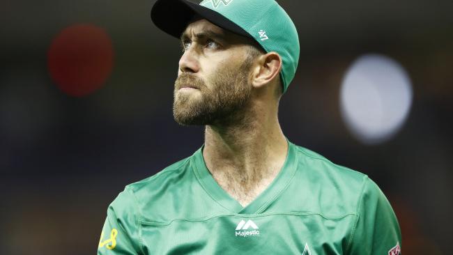 MELBOURNE, AUSTRALIA - JANUARY 10: Glenn Maxwell of the Stars looks on during the Big Bash League match between the Melbourne Renegades and the Melbourne Stars at Marvel Stadium on January 10, 2020 in Melbourne, Australia. (Photo by Daniel Pockett/Getty Images)