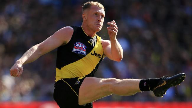 Josh Caddy learnt how to play on the wing during a stint in the VFL. Picture: Mark Stewart