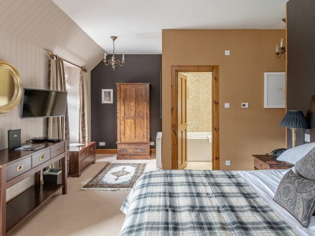 Guestroom at Alladale Wilderness Reserve.