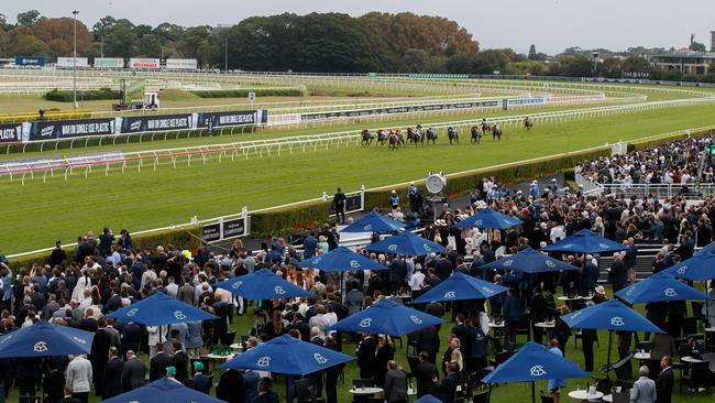 Saturday’s Randwick meeting will likely proceed. Picture: David Swift