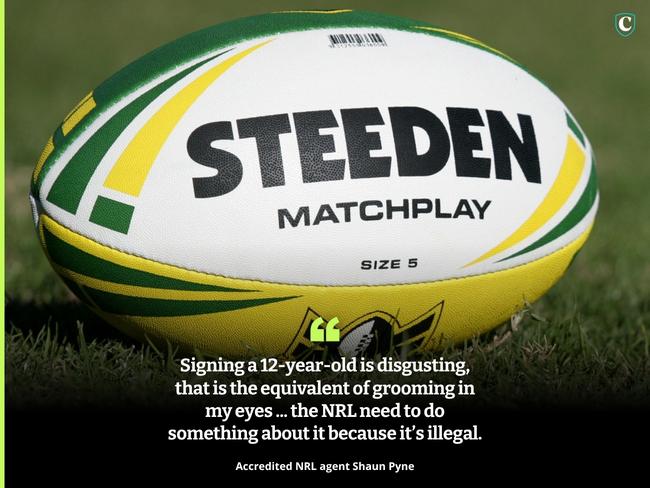 Leading agents there should be an age cap on signing junior talent.