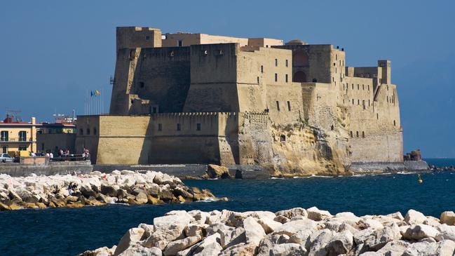 Castel dell'Ovo (Egg Castle), a medieval fortress in Naples.