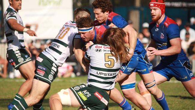 Manly stunned Warringah to win the Battle of the Beaches. Pic: Karen Watson.