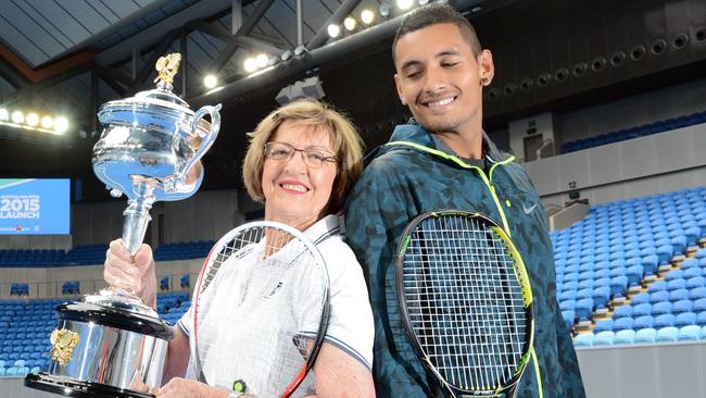 Court Arena with Nick Kyrgios. Picture: Jason Sammon.