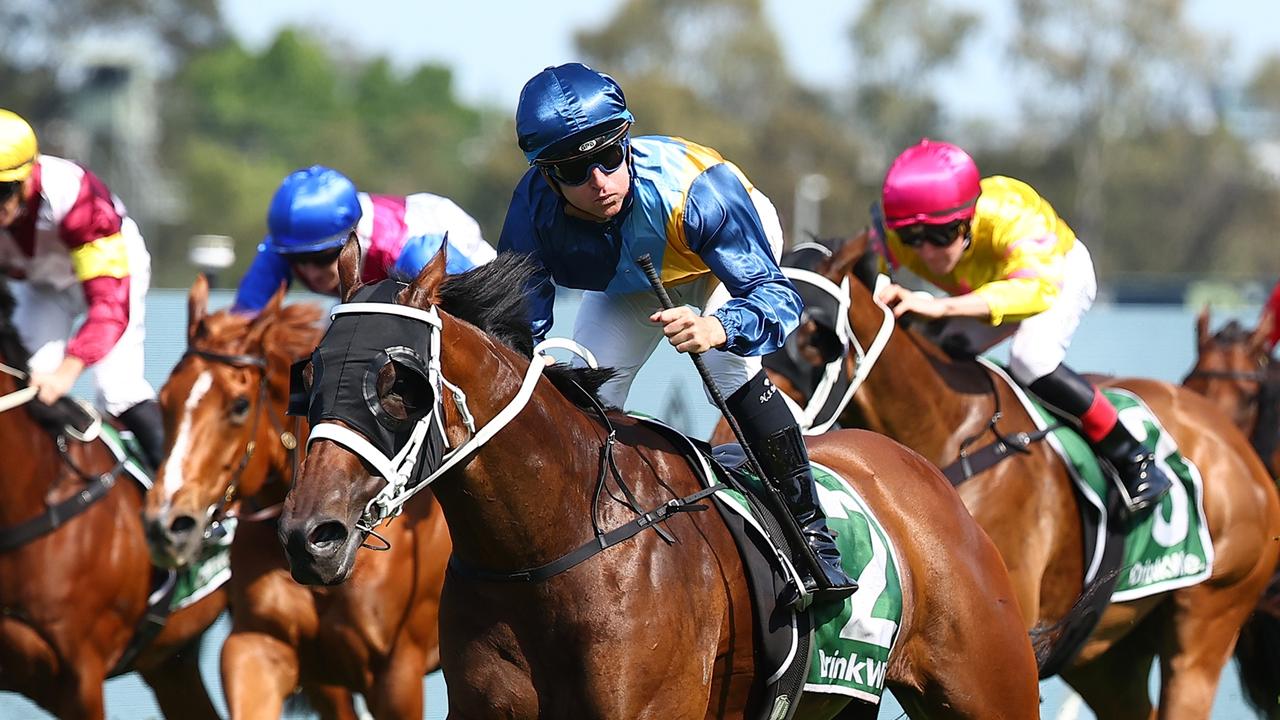 Tommy Berry will ride Hot Danish Stakes winner Roots in the Group 1 Railway Stakes. Picture: Jeremy Ng/Getty Images